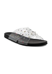 Jessica Simpson Women's Tislie Vinyl Slide Sandals Women's Shoes