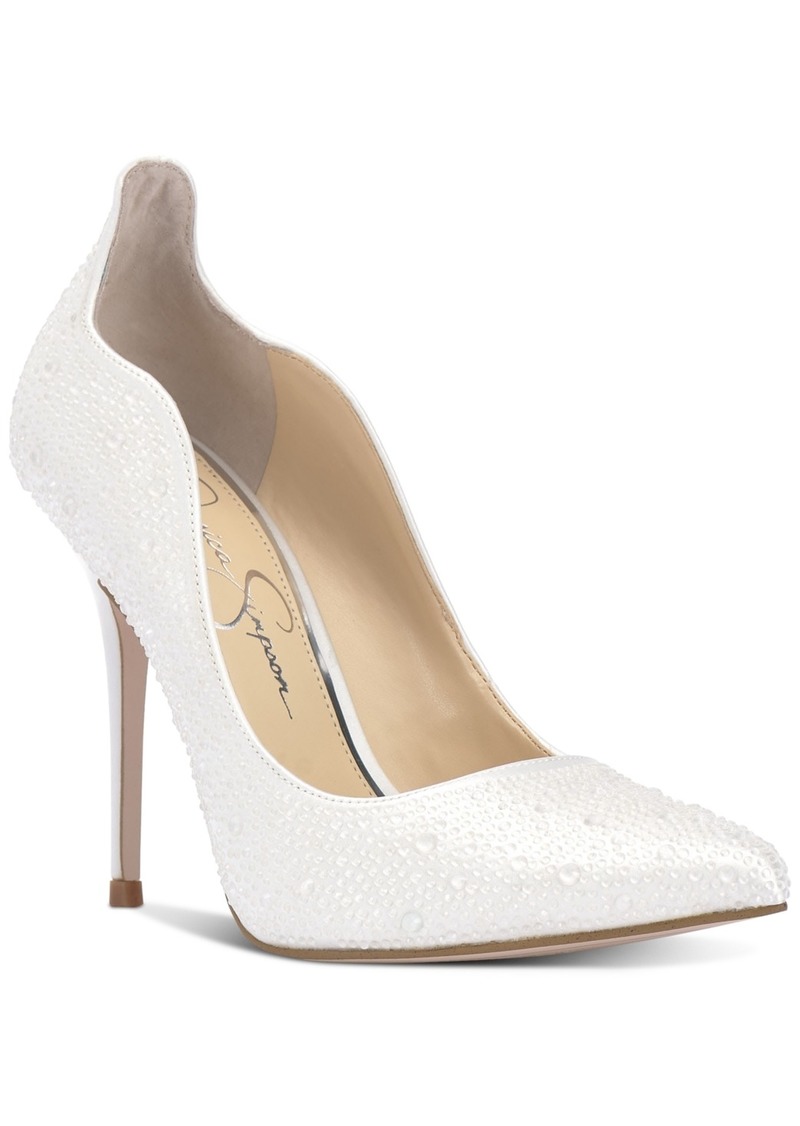 Jessica Simpson Women's Wayva Bridal Pumps - White