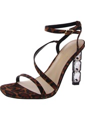 Jessica Simpson Jety Womens Satin Ankle Strap Slingback Sandals