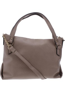 Jessica Simpson Kandi Womens Faux Leather Convertible Satchel Handbag