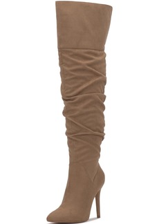 Jessica Simpson Loury Womens Stiletto Faux Suede Over-The-Knee Boots