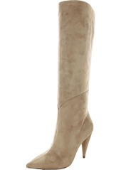 Jessica Simpson MAYNARD Womens Textile Faux Suede Thigh-High Boots