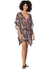 Jessica Simpson Posy Fields frill Side Chiffon Cover-Up