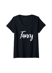 Jessica Simpson Womens Fancy Decorative Fancy V-Neck T-Shirt