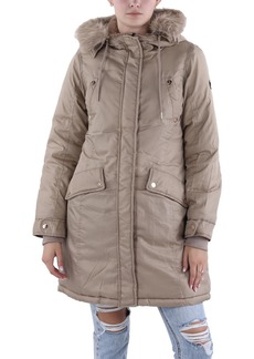 Jessica Simpson Womens Insulated Hooded Parka Coat