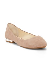 Jessica Simpson Ginly Ballet Flat in Warm Taupe Suede at Nordstrom