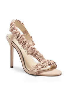 Jessica Simpson Jessin Ankle Wrap Sandal in Blush at Nordstrom