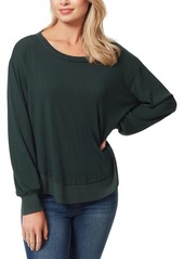 Jessica Simpson Womens Ribbed Crew Neck Pullover Top