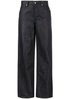 Jil Sander + high-waisted straight-leg jeans