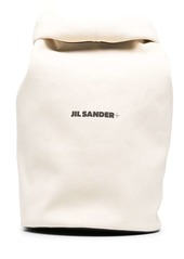 Jil Sander + logo-print fold-over backpack
