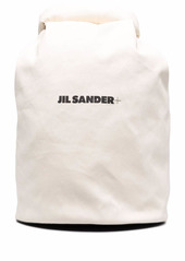 Jil Sander + logo-print large backpack