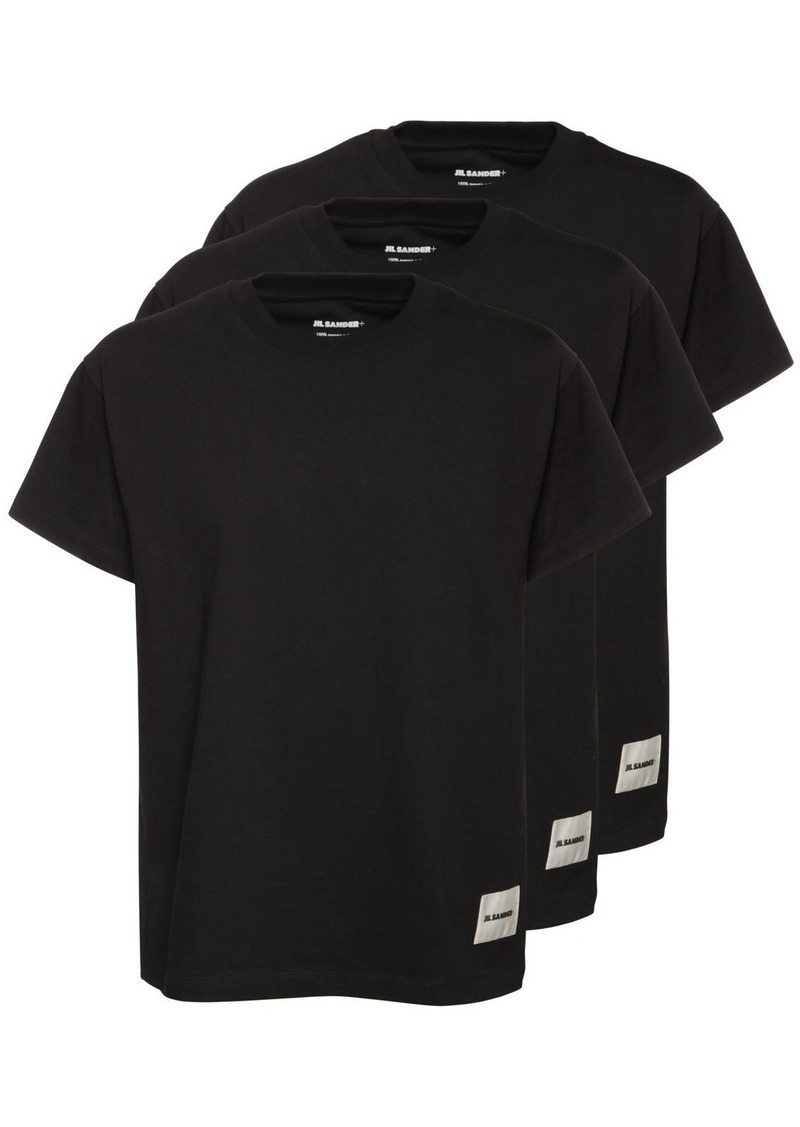 Jil Sander Pack Of 3 Plus Cotton T-shirts