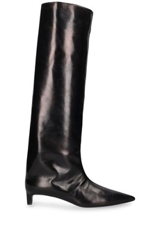 Jil Sander 35mm Leather Tall Boots