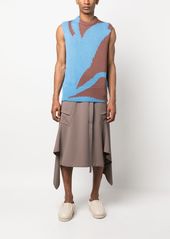 Jil Sander abstract-print cotton vest
