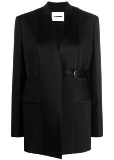 Jil Sander asymmetric wool blazer