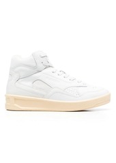 Jil Sander Basket mid leather sneakers