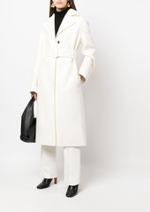 Jil Sander belted single-breasted coat