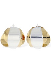 Jil Sander Bicolor Hoop Earrings