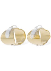 Jil Sander Bicolor Hoop Earrings