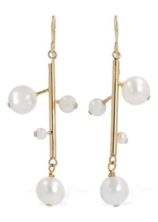 Jil Sander Blossom 4 Pearl Earrings