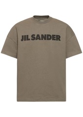 Jil Sander Boxy Fit Logo Cotton T-shirt