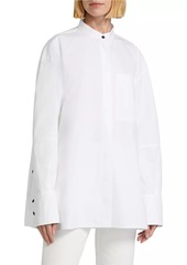 Jil Sander Button-Up ​Poplin Tunic Shirt