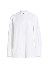 Jil Sander Button-Up ​Poplin Tunic Shirt