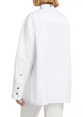 Jil Sander Button-Up ​Poplin Tunic Shirt