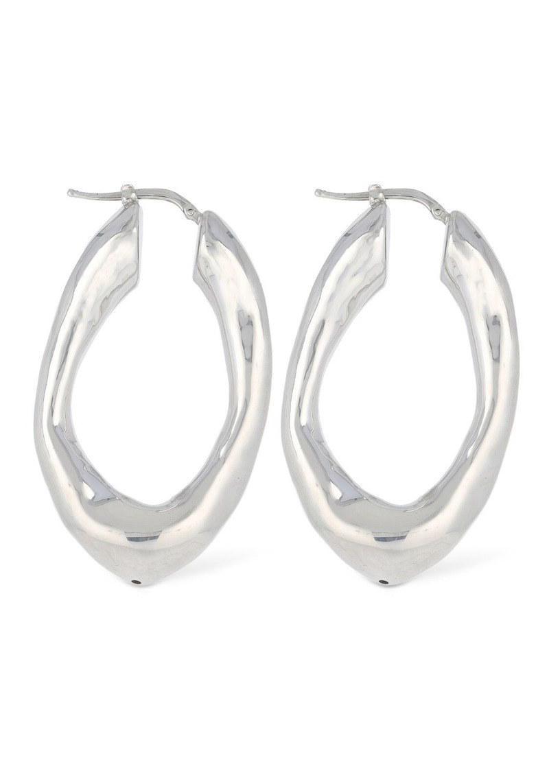 Jil Sander Bw5 2 Medium Hoop Earrings
