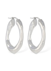 Jil Sander Bw5 2 Medium Hoop Earrings