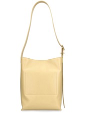 Jil Sander Cannolo Leather Tote Bag