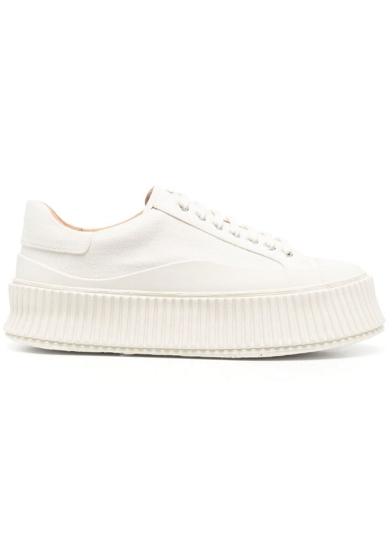 Jil Sander canvas low-top sneakers