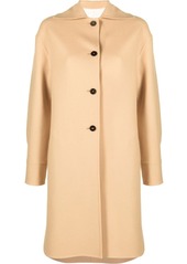 Jil Sander cashmere single-breasted coat