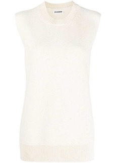 Jil Sander cashmere wool blend knit vest