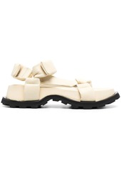 Jil Sander chunky leather touch strap sandals
