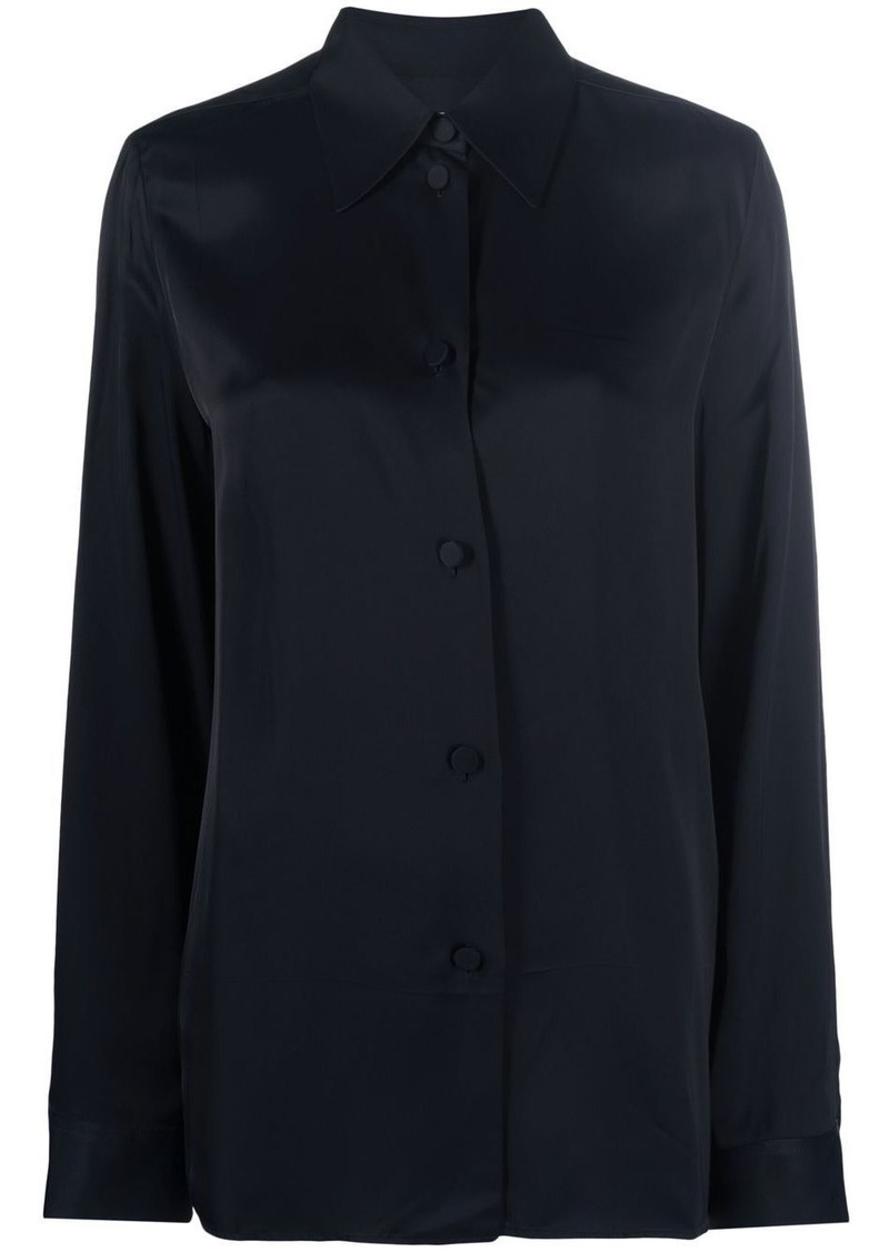 Jil Sander classic collar buttoned blouse