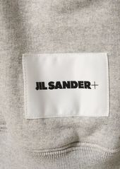Jil Sander Compact Cotton Terry Zipped Sweatshirt