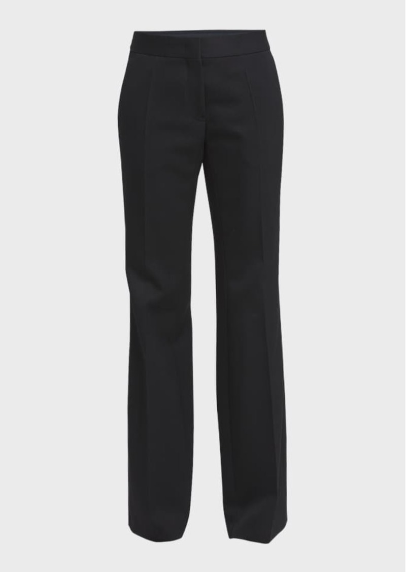 Jil Sander Crepe Bootcut-Leg Trousers