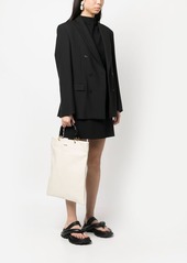 Jil Sander crocodile-effect leather tote