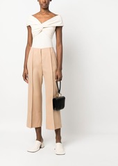 Jil Sander cropped cotton trousers