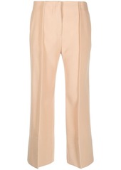 Jil Sander cropped cotton trousers