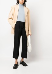 Jil Sander cropped wool wide-leg trousers