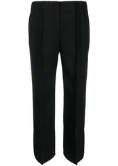 Jil Sander cropped wool wide-leg trousers