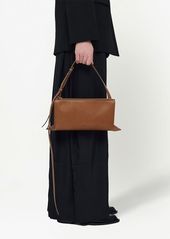 Jil Sander debossed-logo shoulder bag