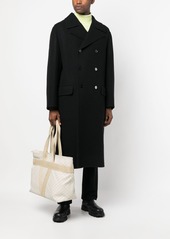 Jil Sander double-breasted virgin wool coat