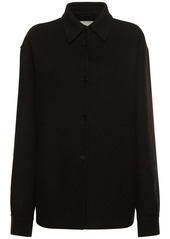 Jil Sander Double Felted Wool & Angora Shirt Jacket