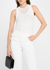 Jil Sander Double-Layered Crochet Knit Tank Top