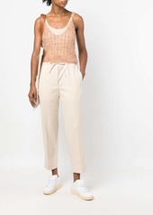 Jil Sander drawstring cropped trousers