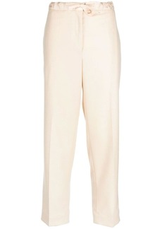 Jil Sander drawstring cropped trousers