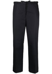 Jil Sander drawstring cropped trousers